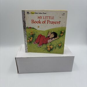 My Little Book Of Prayer - A First Little Golden Book Childrens Vintage 1982